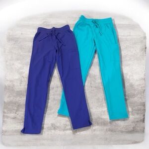 WonderWink Women's Purple and Turquoise scrubs